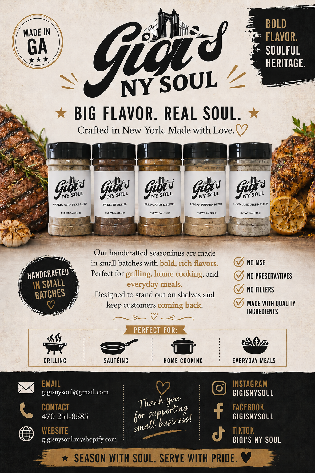 GIGIS NY SOUL  "SPICE ME UP"